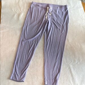 J Crew Lavender lounge Bottoms with Drawstring